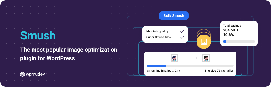 Smush for Image Optimization