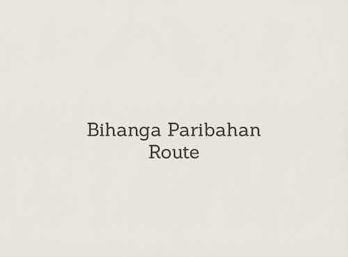 Bihanga Paribahan Route