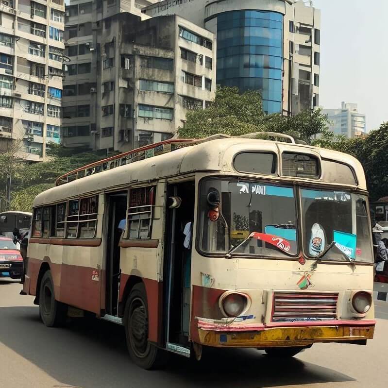 Lal Sabuj Bus Route